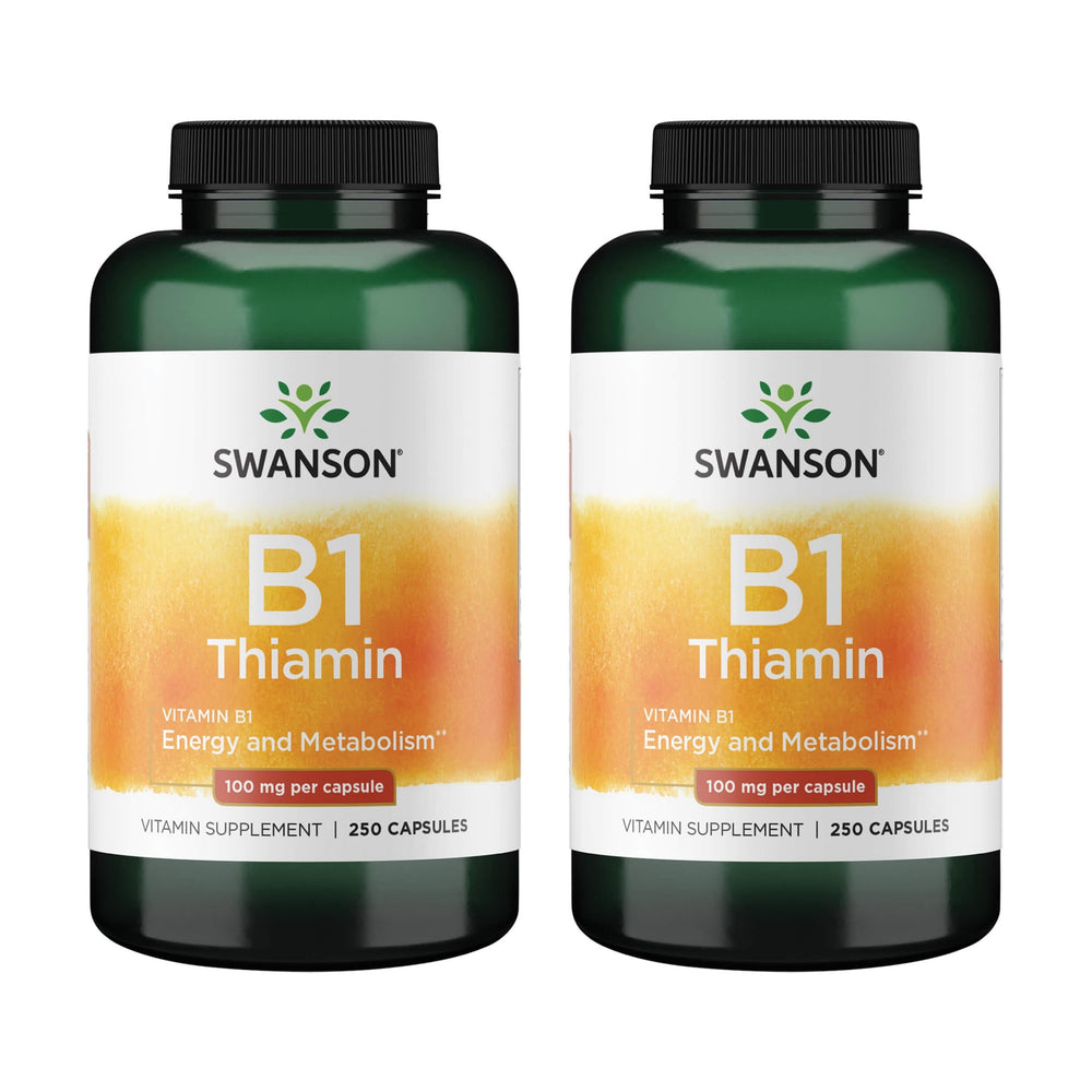 Swanson Thiamin bottle-front for metabolism and energy support