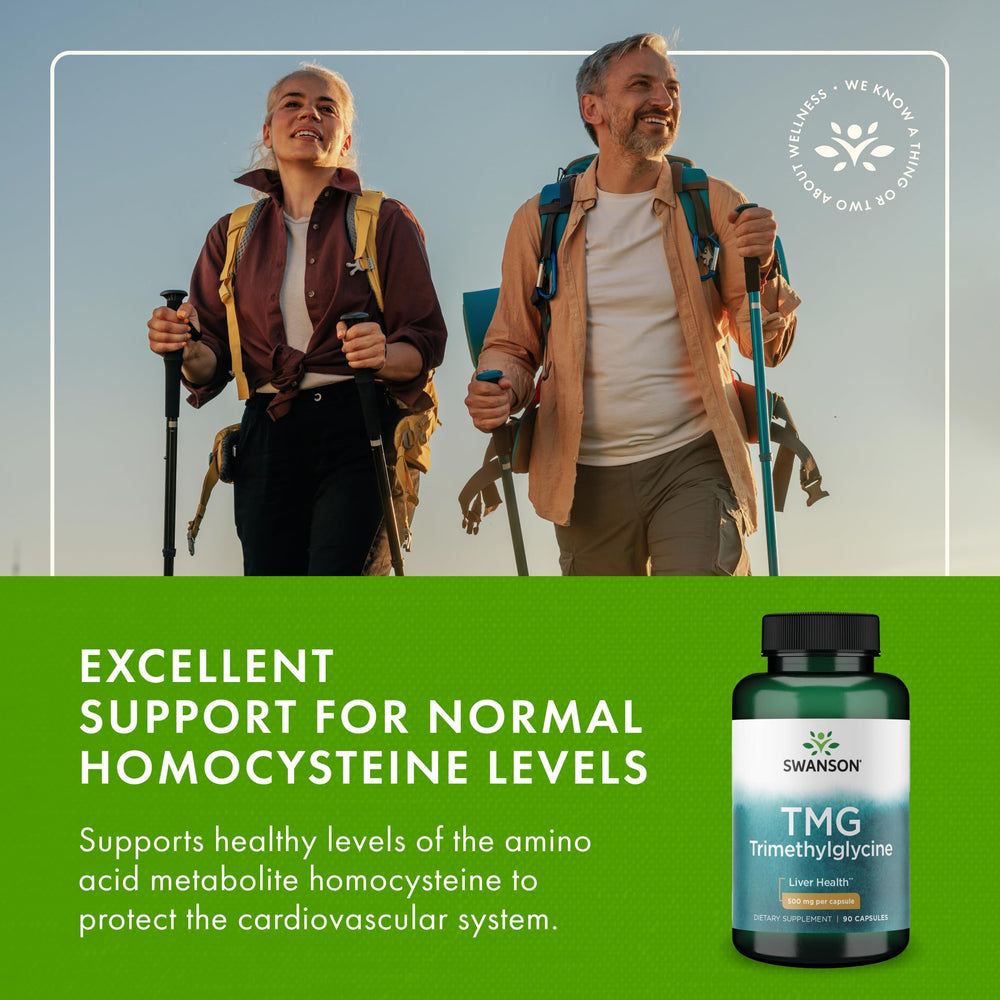 Natural Swanson TMG ingredients indicating a clean formula.