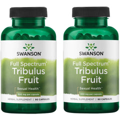 Swanson Tribulus Fruit 500 mg bottle for daily use and convenient dosing