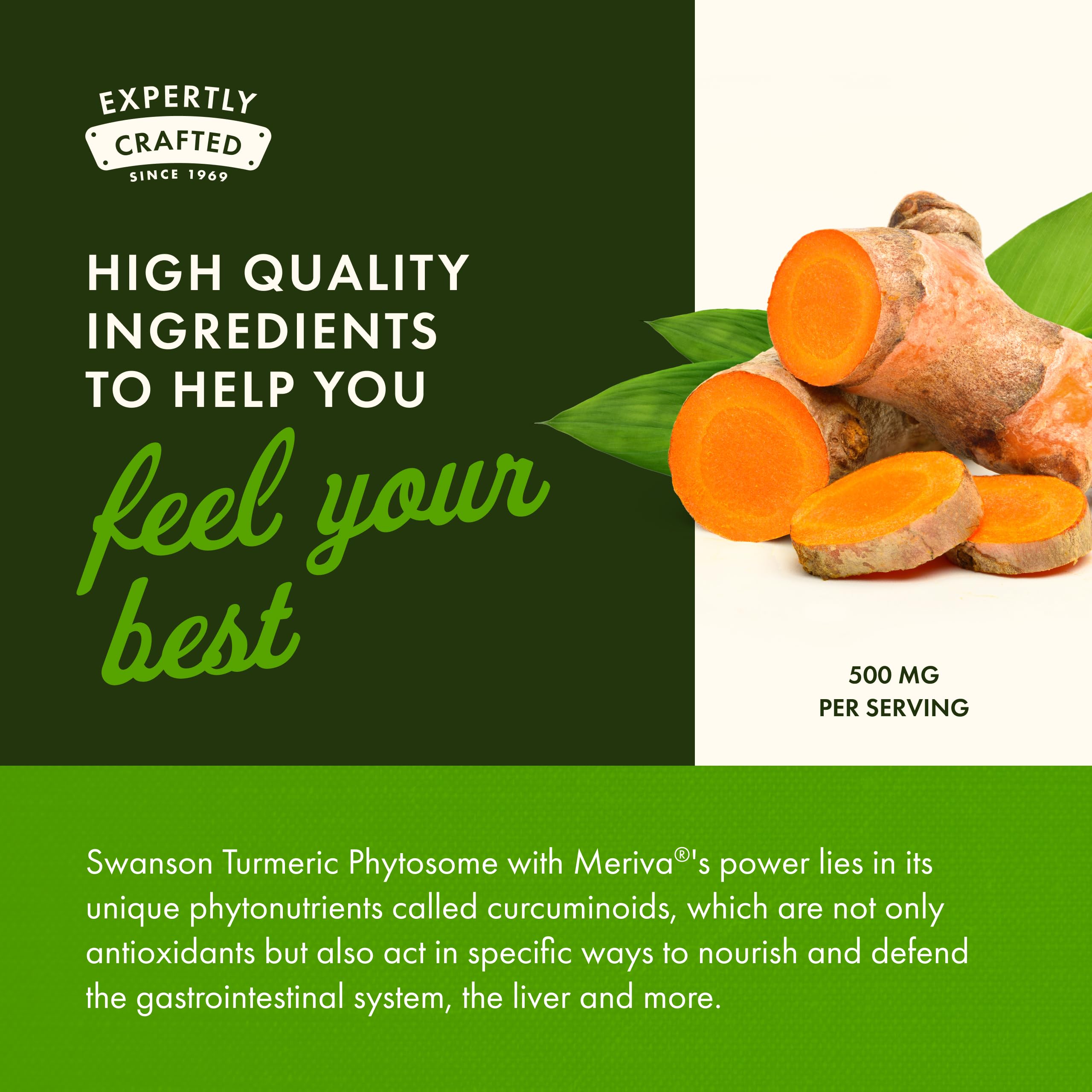 Swanson Turmeric Phytosome Meriva science brief; Meriva absorption explained.