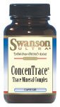 Swanson ULT CONCENTRACE Trace MIN CMP 60 VC bottle showing full mineral spectrum for daily support.