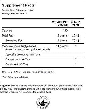 Swanson ULT MCT Oil being poured into coffee for quick energy.