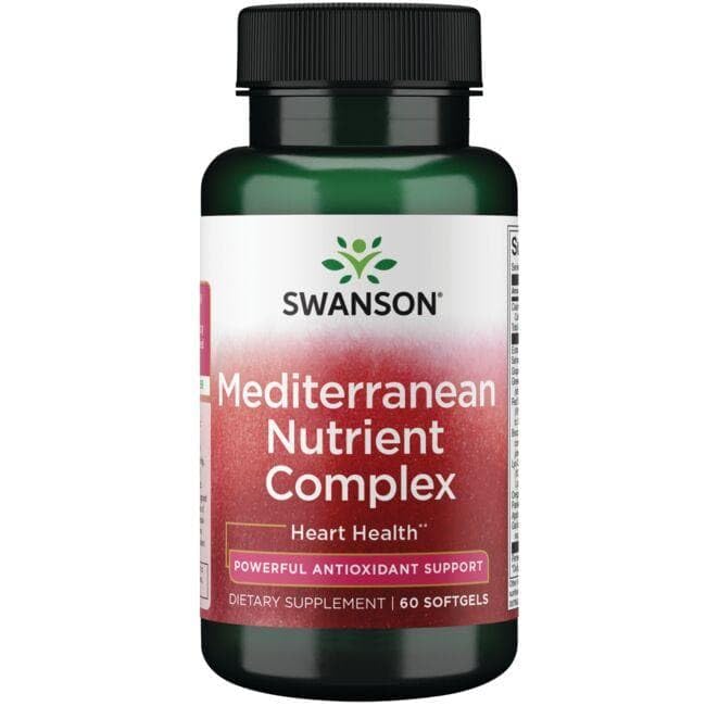 Swanson ULT Mediterranean Nutrient CMPLX 60S olive oil detail emphasizing healthy fats