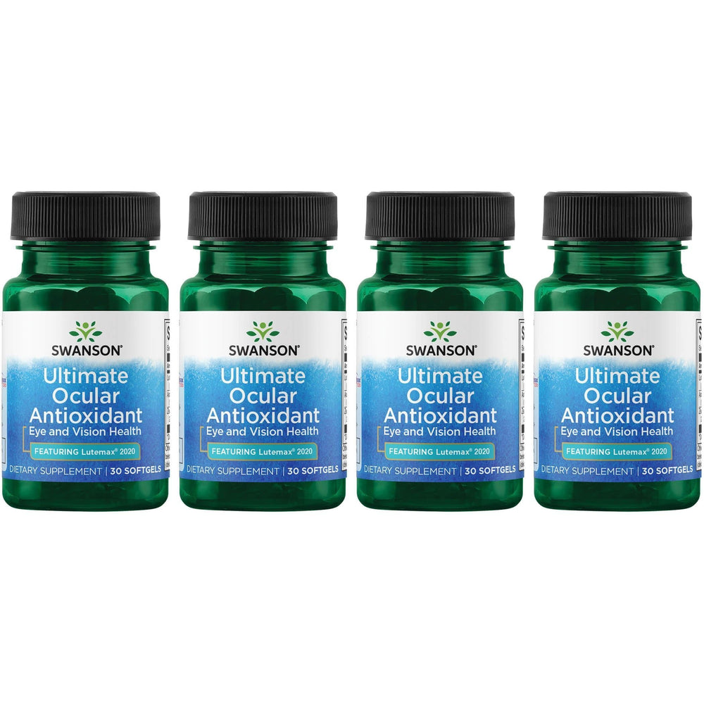 Swanson Ultimate Ocular Antioxidant bottle with Lutemax 2020 for daily eye wellness