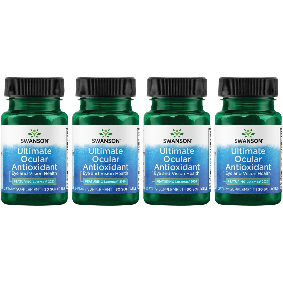 Swanson Ultimate Ocular Antioxidant bottle with Lutemax 2020 for daily eye wellness