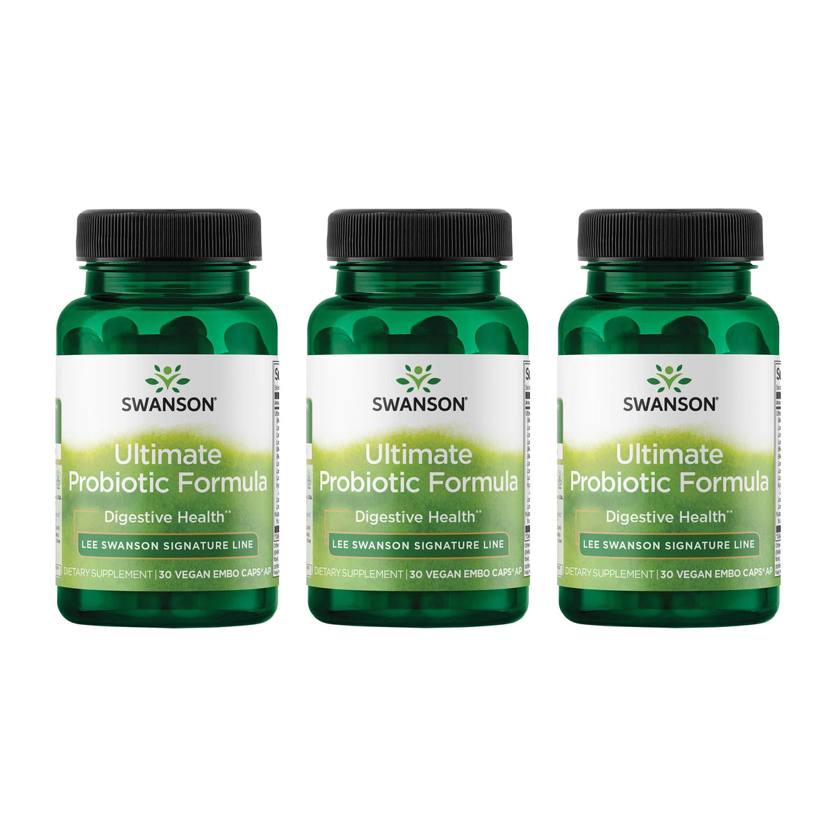 Swanson Ultimate Probiotic Formula bottle for daily digestive support.