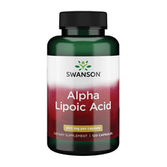 Swanson Ultra Alpha Lipoic Acid capsules offer convenient daily antioxidant support.