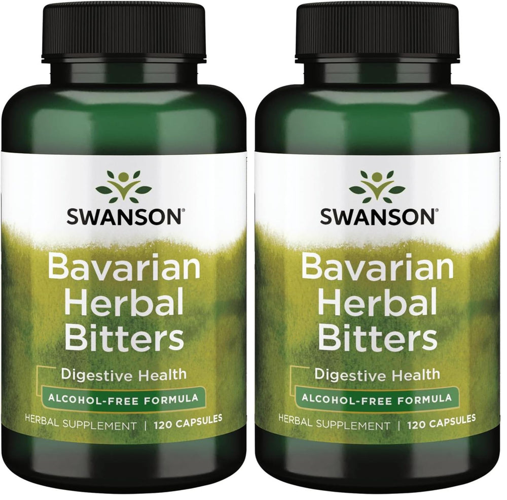 Swanson Ultra Bavarian Herbal Bitters bottle ready for a pre-meal ritual and digestive support