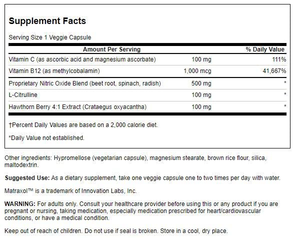 Swanson Ultra Beet Root Complex label-front highlights vegan and non-GMO formula