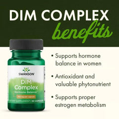Swanson Ultra Dim Complex ingredients label highlights 100 mg per capsule for reference