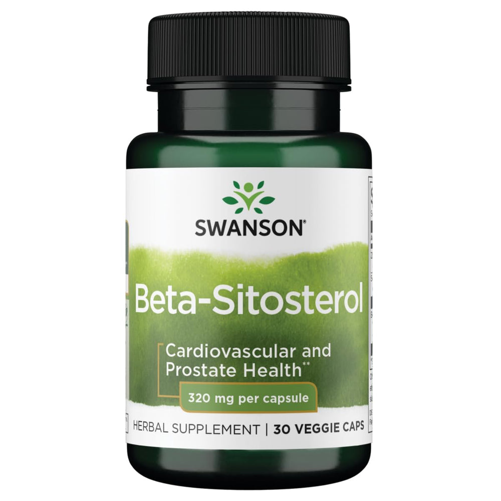 Swanson Ultra Beta-Sitosterol bottle front with high-potency capsules for daily wellness