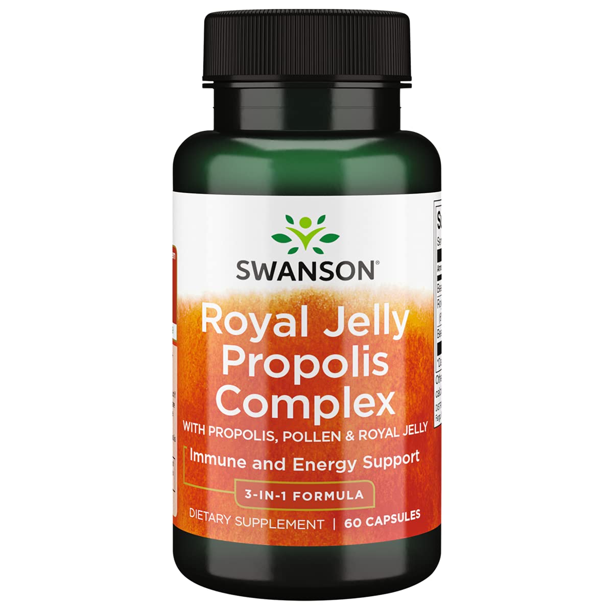 Swanson Ultra Royal Jelly Propolis Complex bottle highlights daily immune support potential.