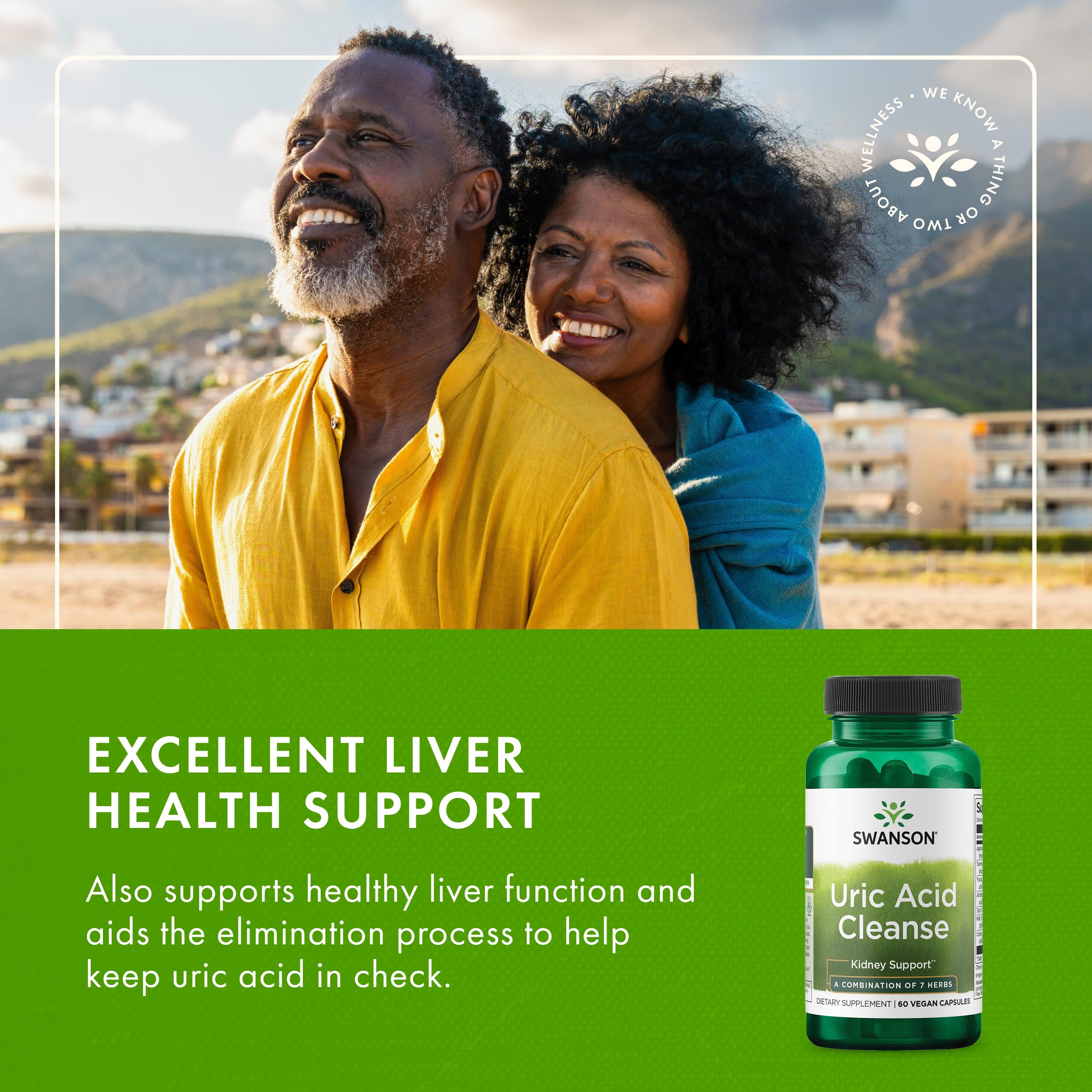 Swanson Uric Acid Cleanse milk thistle extract image.