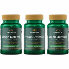 Swanson Vision Defense bottle front showing comprehensive eye health support