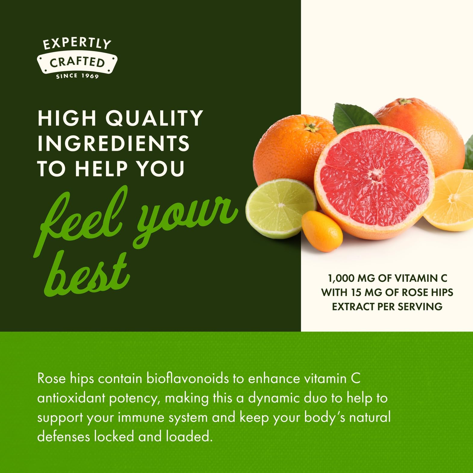 Swanson Vitamin C with Rose Hips two-pack display emphasizing value