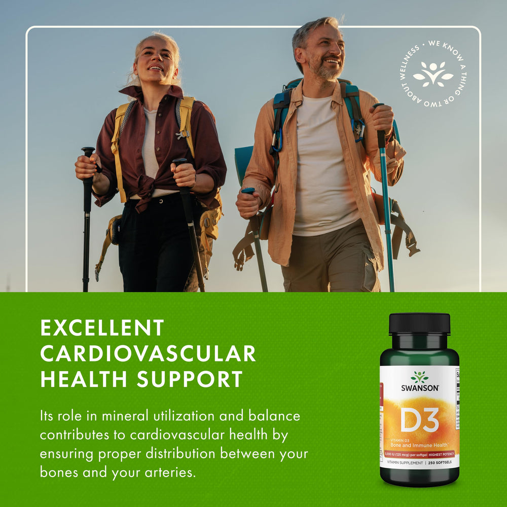 Swanson Vitamin D3 on store shelf signals trusted quality