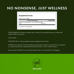 Swanson Vitamin K2 natto-origin source emphasizing natural fermentation.