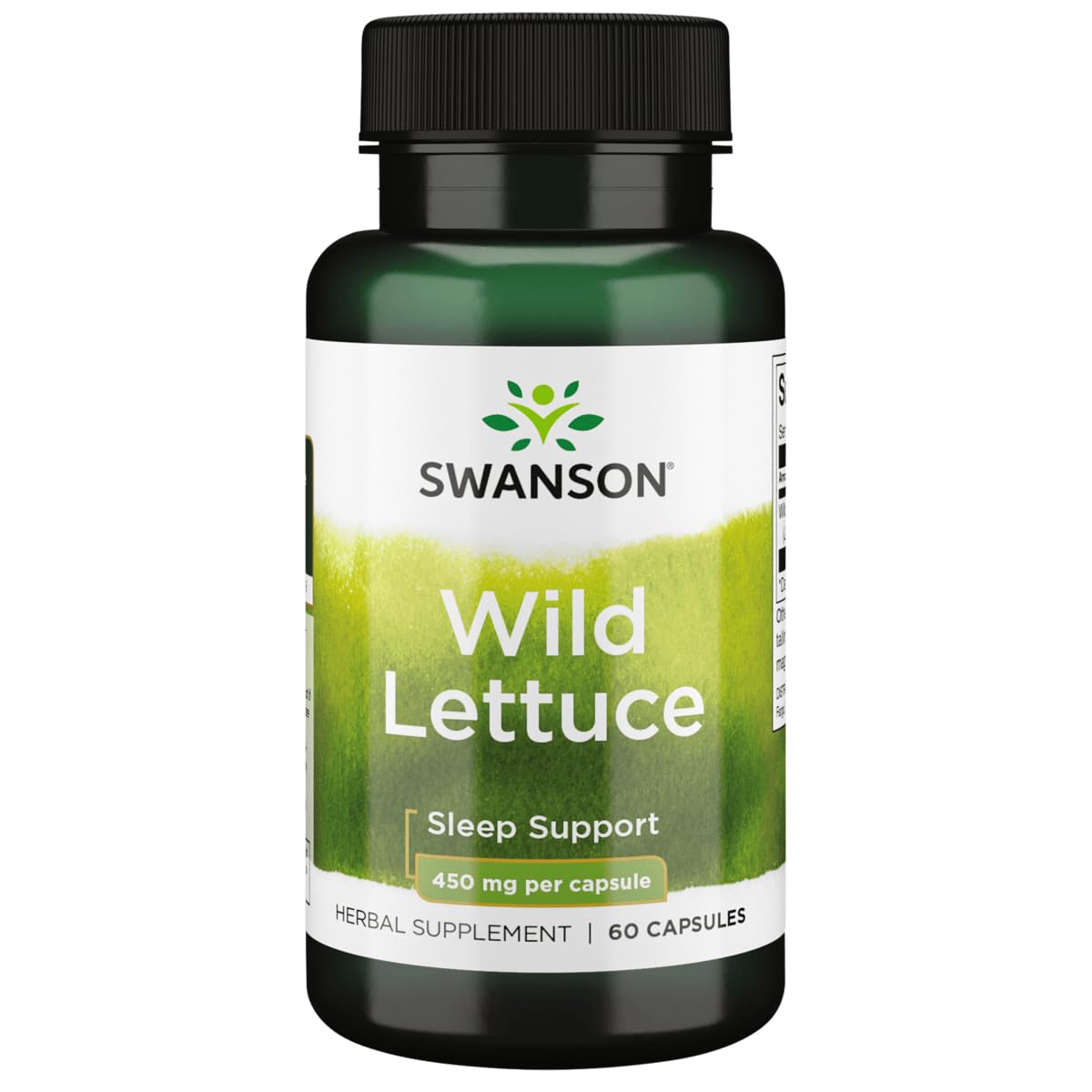 Swanson Wild Lettuce full-spectrum bottle front view for daily use