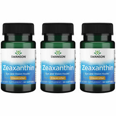 Swanson Zeaxanthin 4 mg softgels bottle for daily eye support.