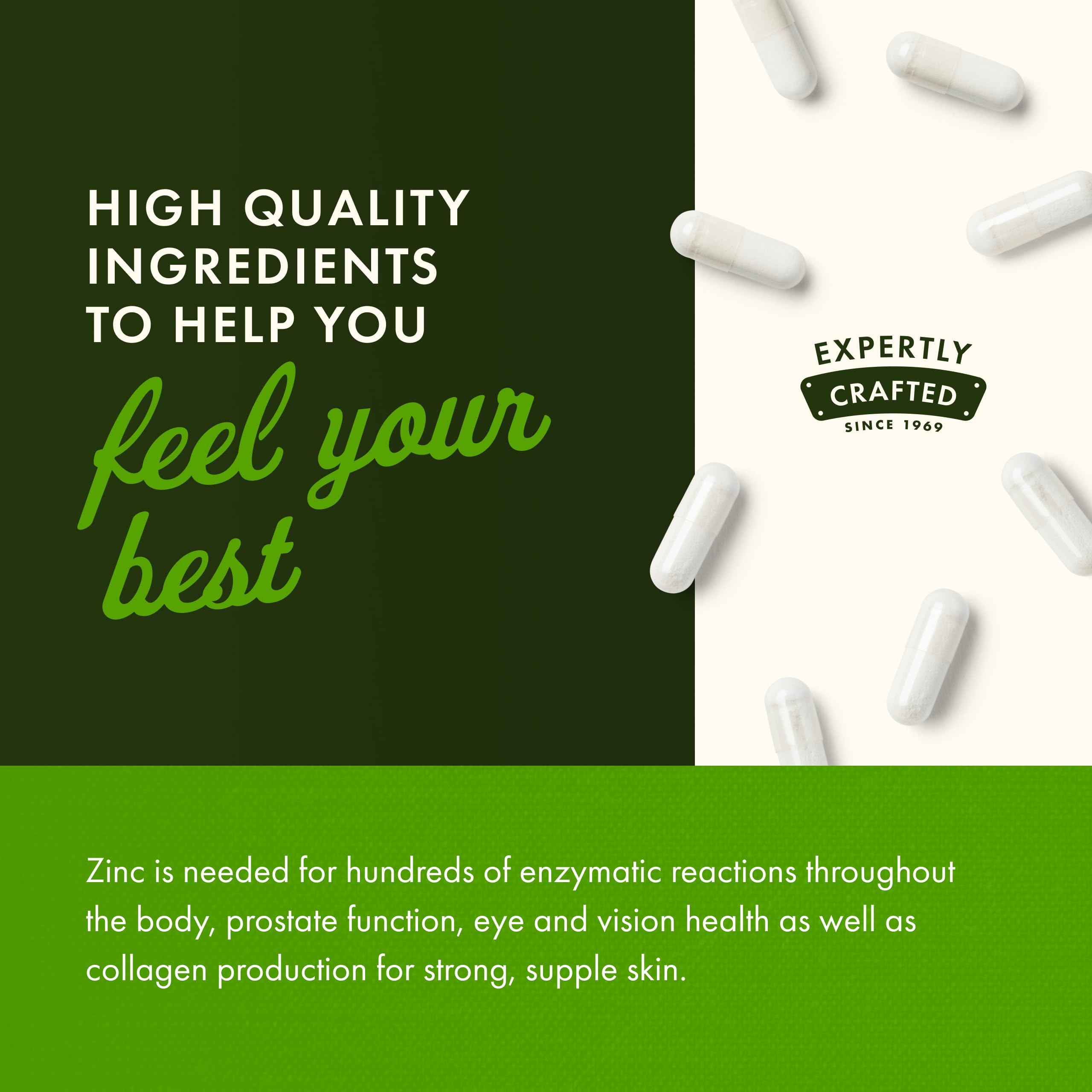 Swanson Zinc Picolinate product panel notes GMP and third-party testing