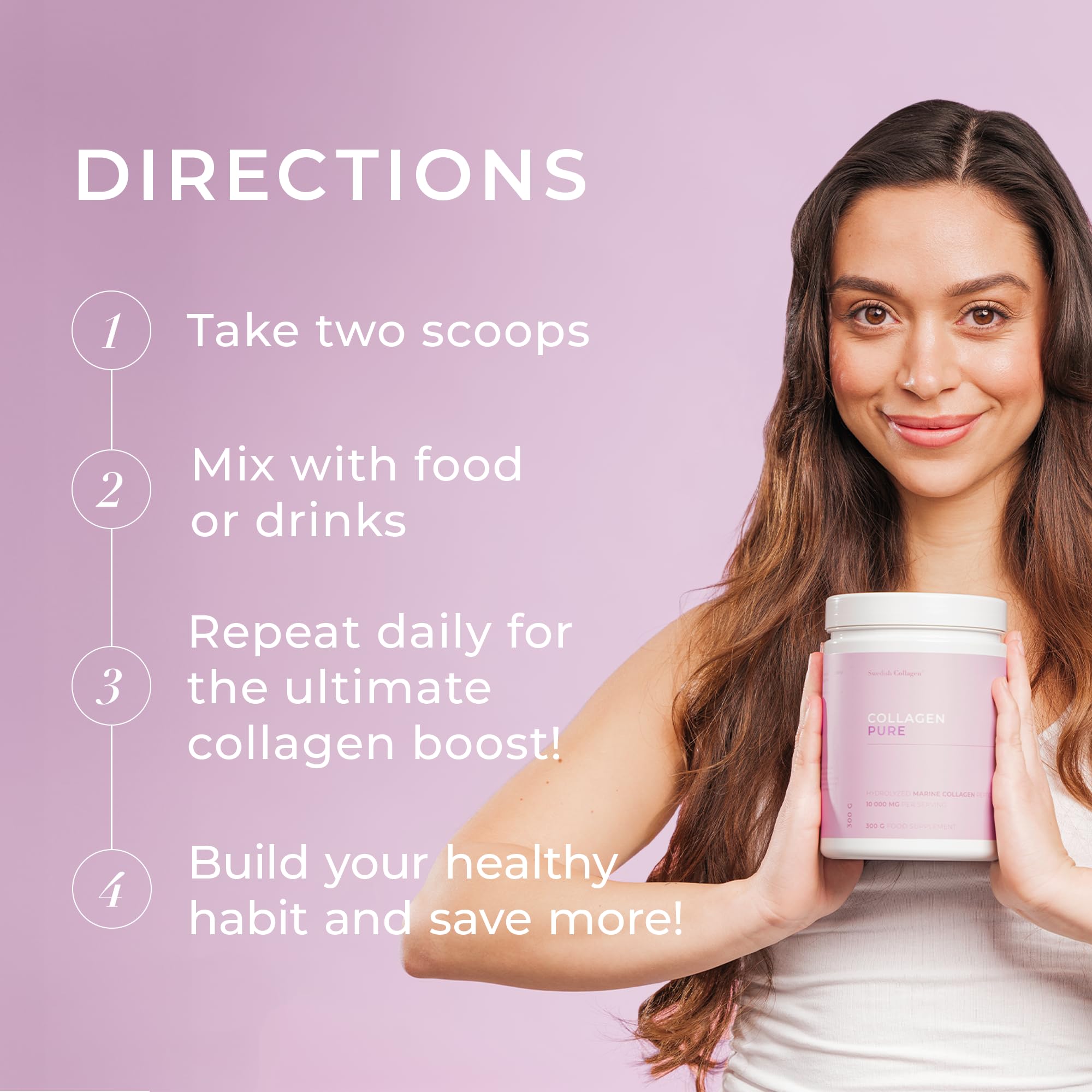 Gluten-free and sugar-free formula for sensitive diets.