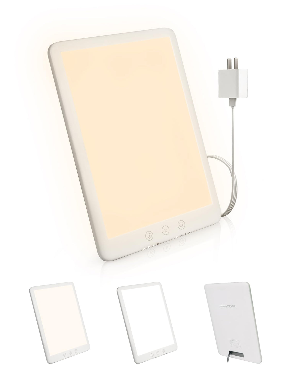 SweeLe daylight lamp front view on a desk, ready for daily tasks