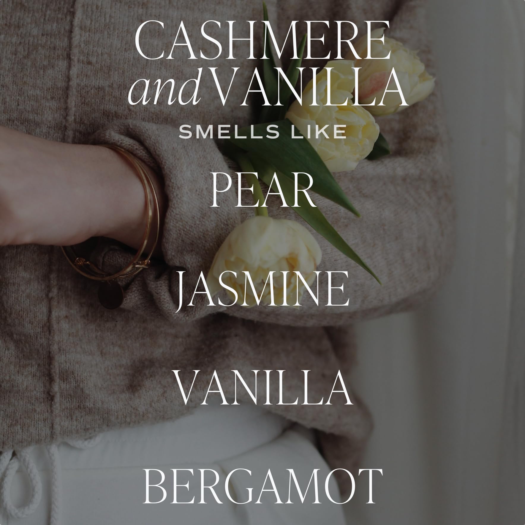 Sweet Water Decor cashmere vanilla jar side view showcases a sleek 9oz container.