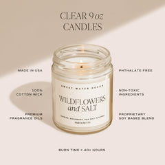Sweet Water Decor cashmere vanilla wick-trim close-up emphasizes safe burning.