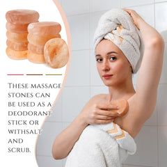 Swiffen heat-retaining stones maintain warmth for a soothing massage session.
