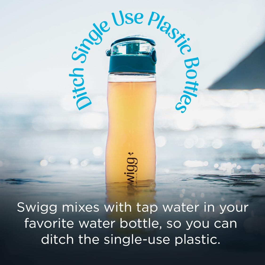 Compact Swigg travel pack for on-the-go hydration.