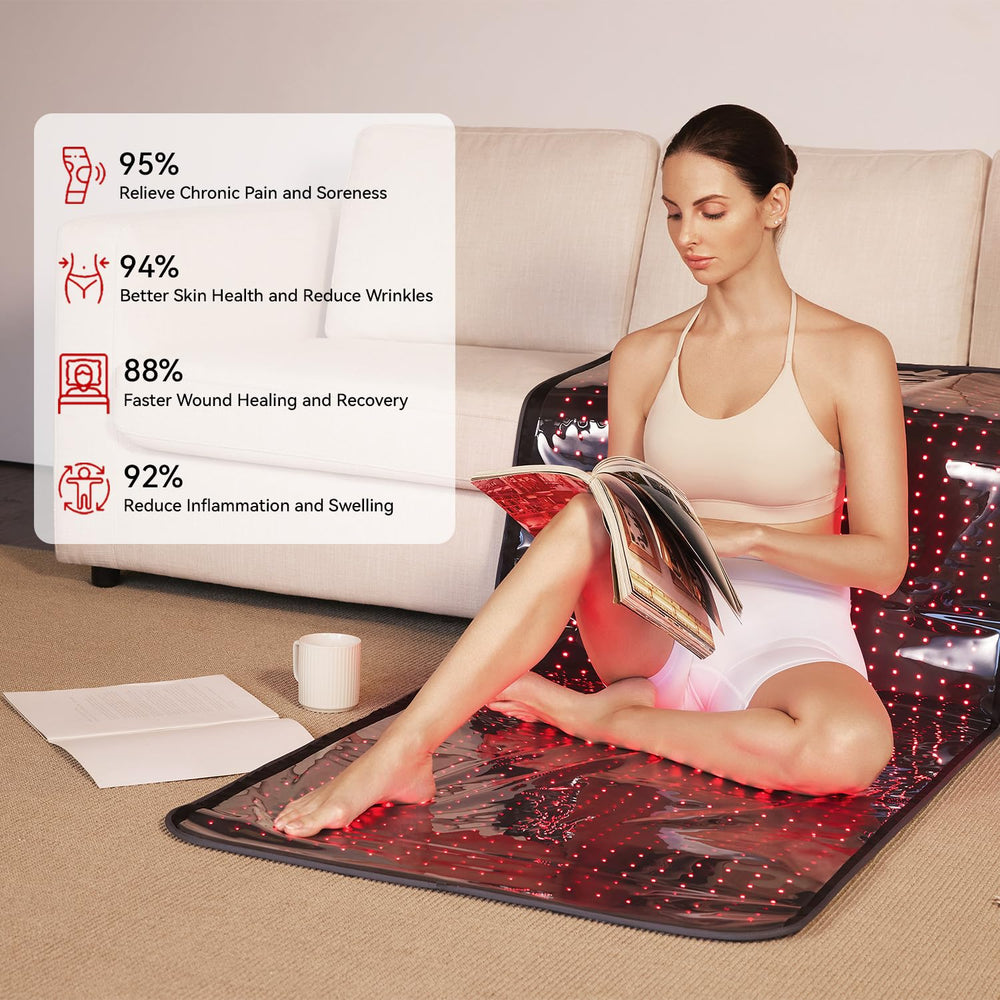 SWIRISE 660nm red light wavelength supports skin vitality during morning routines.