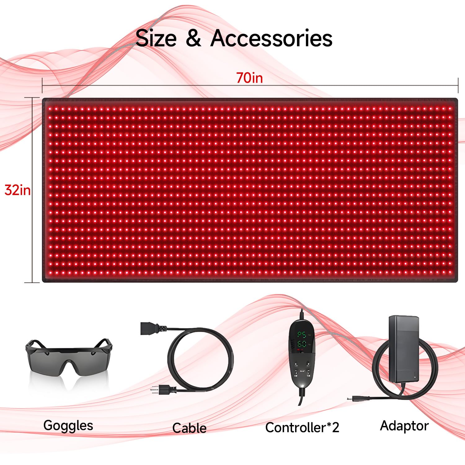 SWIRISE adjustable pulse modes 10hz and 40hz tailor sessions to your needs.