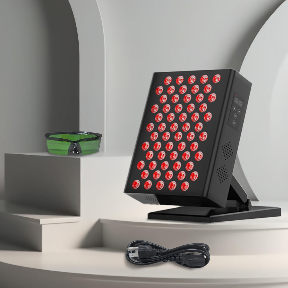 SWIRISE close-up of glow-ready panel lights for easy sessions.