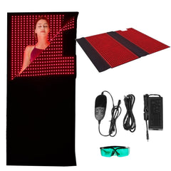 SWIRISE red and near infrared bag on floor for full-body therapy use.