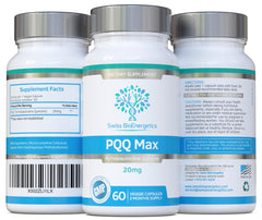 Swiss Bioenergetics PQQ Max made in USA under cGMP standards