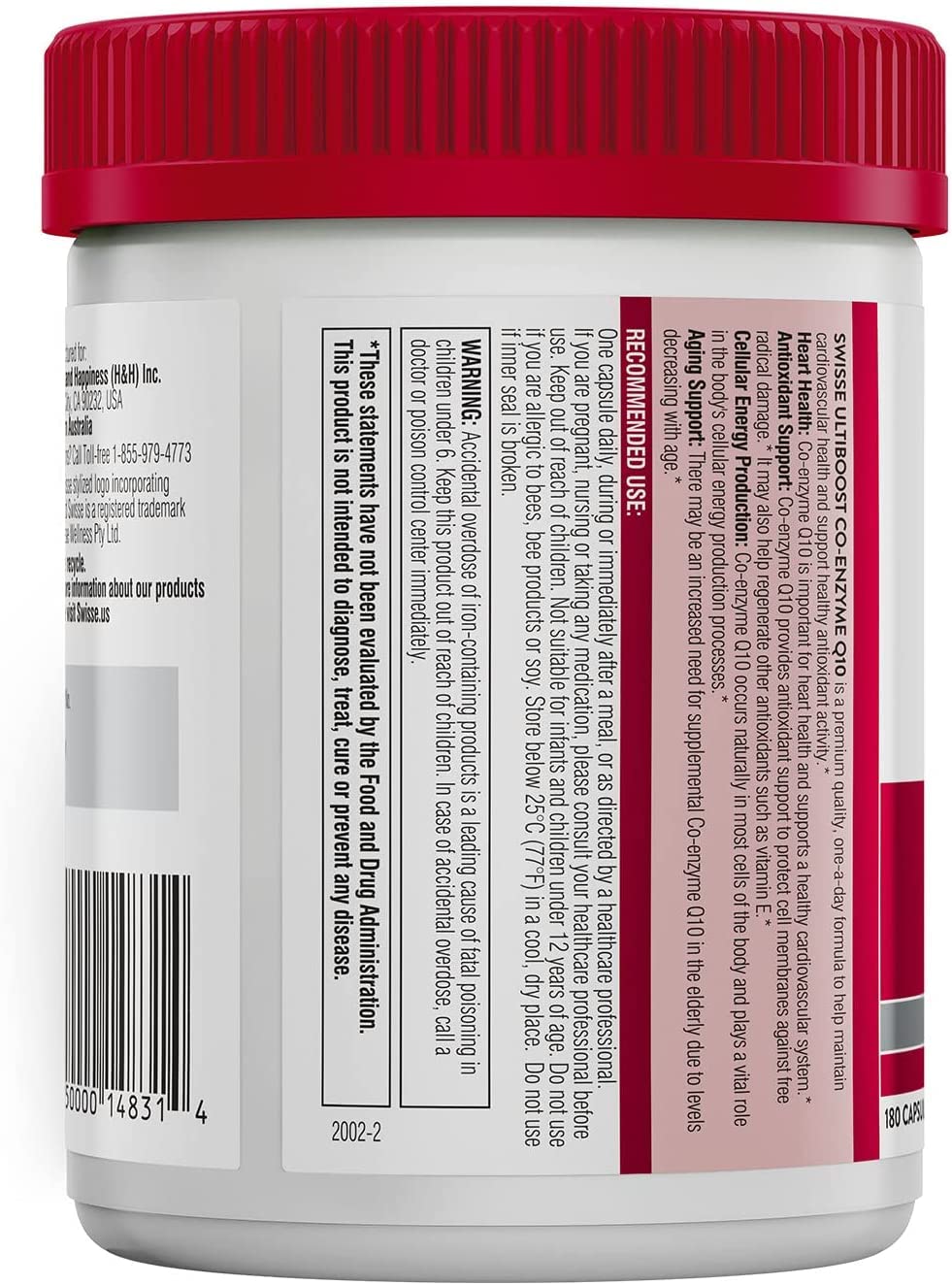 Swisse CoQ10 packaged set lifestyle spread hints at ongoing energy benefits.