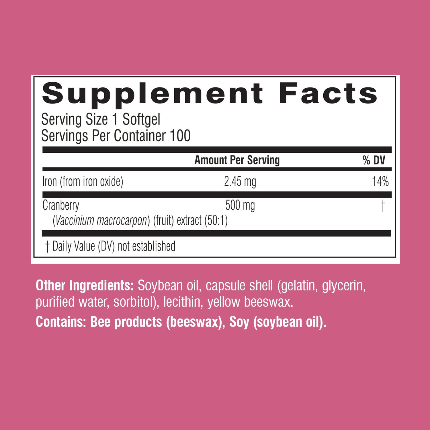 Swisse cranberry pills in a daily home routine context.