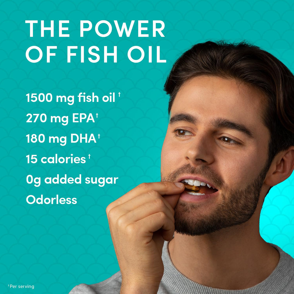 Sustainably sourced badge for Swisse Wild Fish Oil