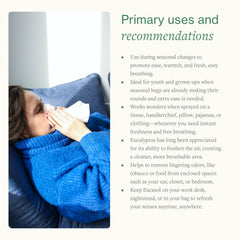 SwissJust Eucasol spray used in room to air-cleanse and refresh