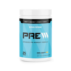 Swolverine PRE bottle pour shows clean energy and pumps for workouts.