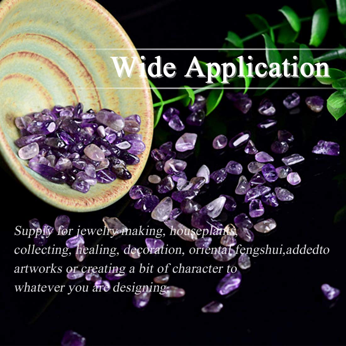 Swpeet Amethyst Chips in decorative bowls and crafts