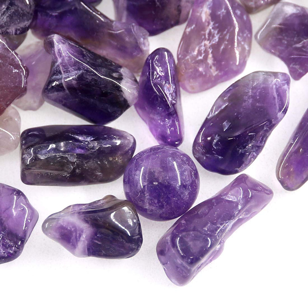 Swpeet Amethyst Chips for jewelry design with natural color variation