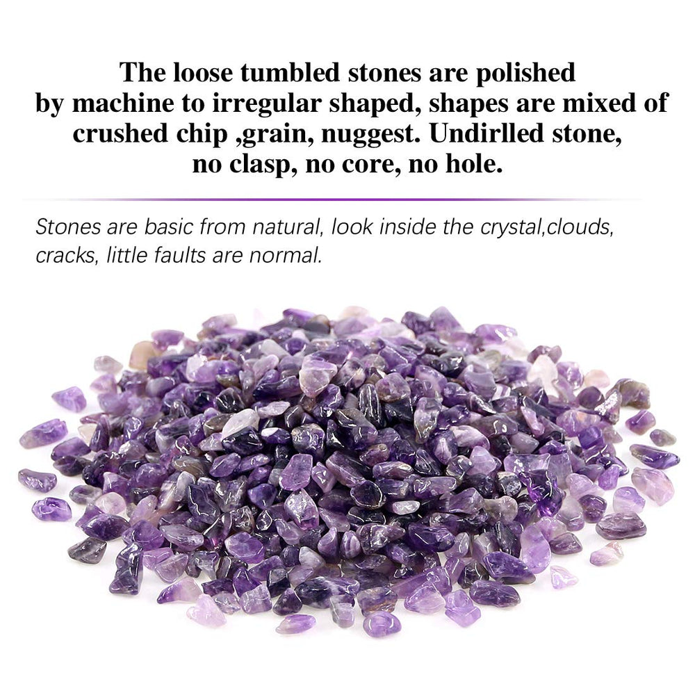 Swpeet Amethyst Chips for resin crafts and focal accents