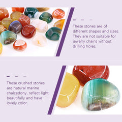Swpeet colorful gemstone chips for jewelry design and creative home décor.