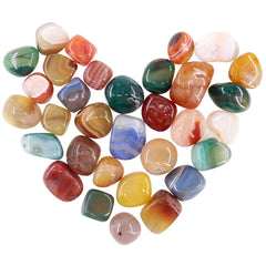 Swpeet marine agate bulk stones in mixed colors for jewelry making and home decor.
