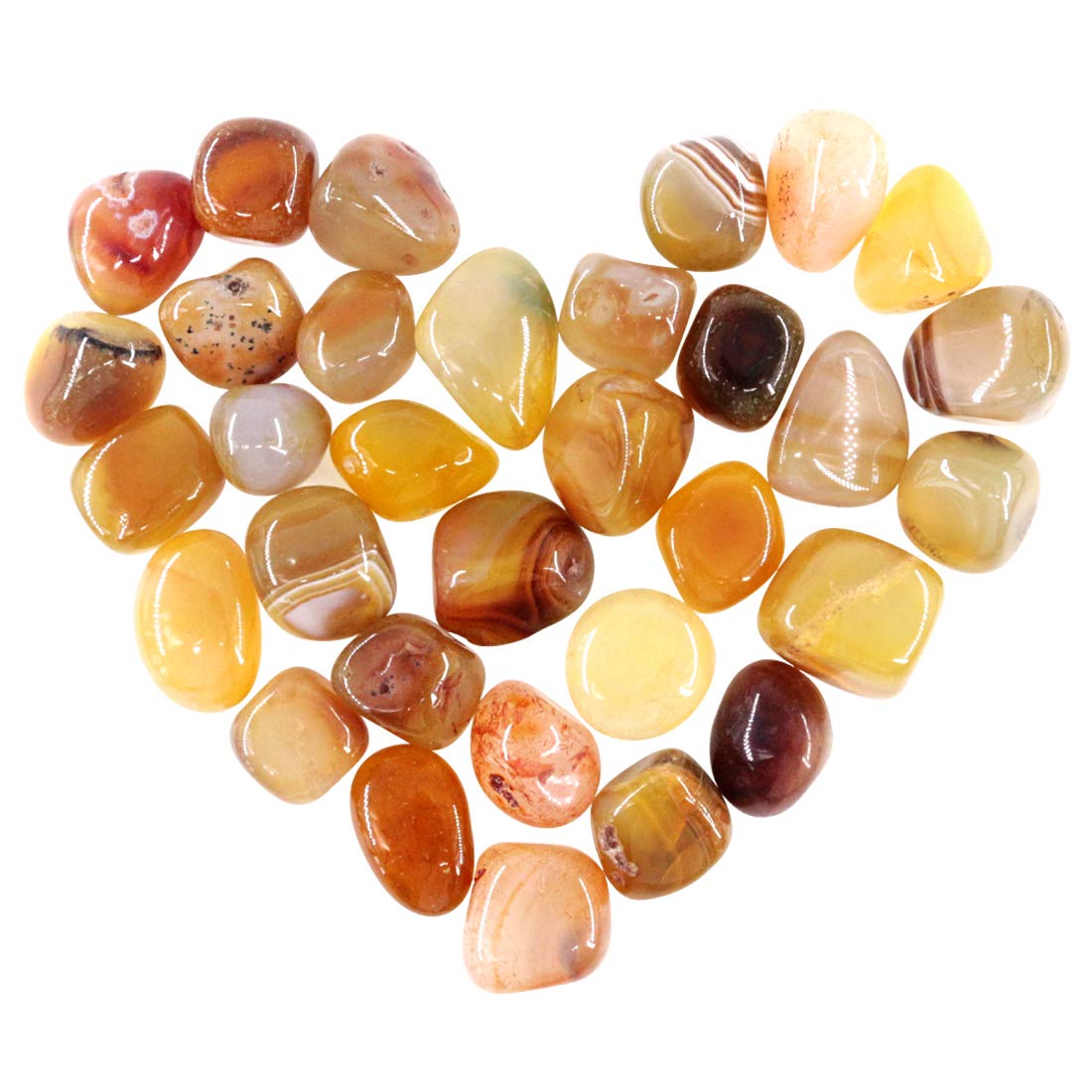 Swpeet marine yellow agate chips for jewelry making and decor