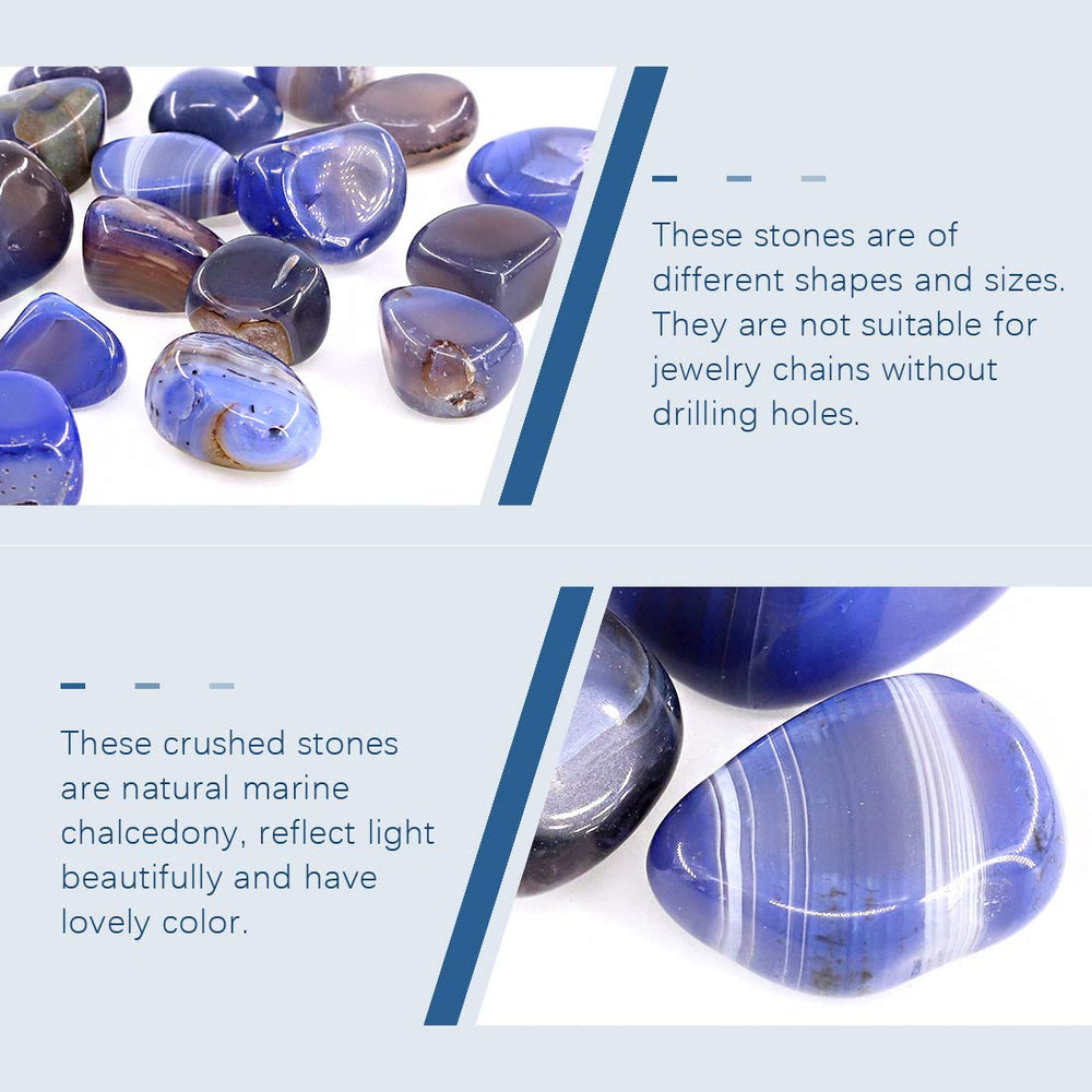Swpeet non-drilled stones for decorative displays and creative projects.