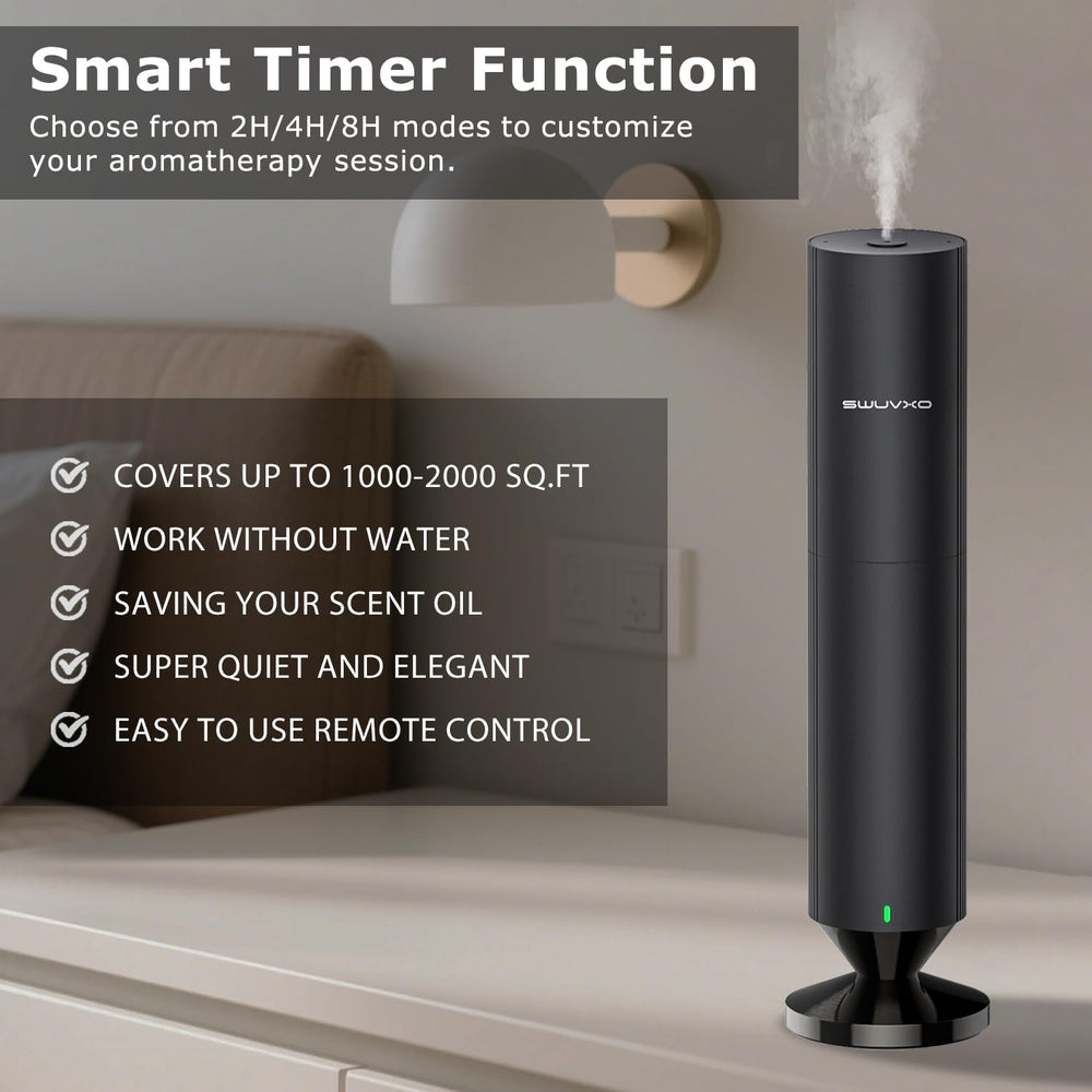 SWUVUXO nanotech diffusion fills the room with fragrance quickly