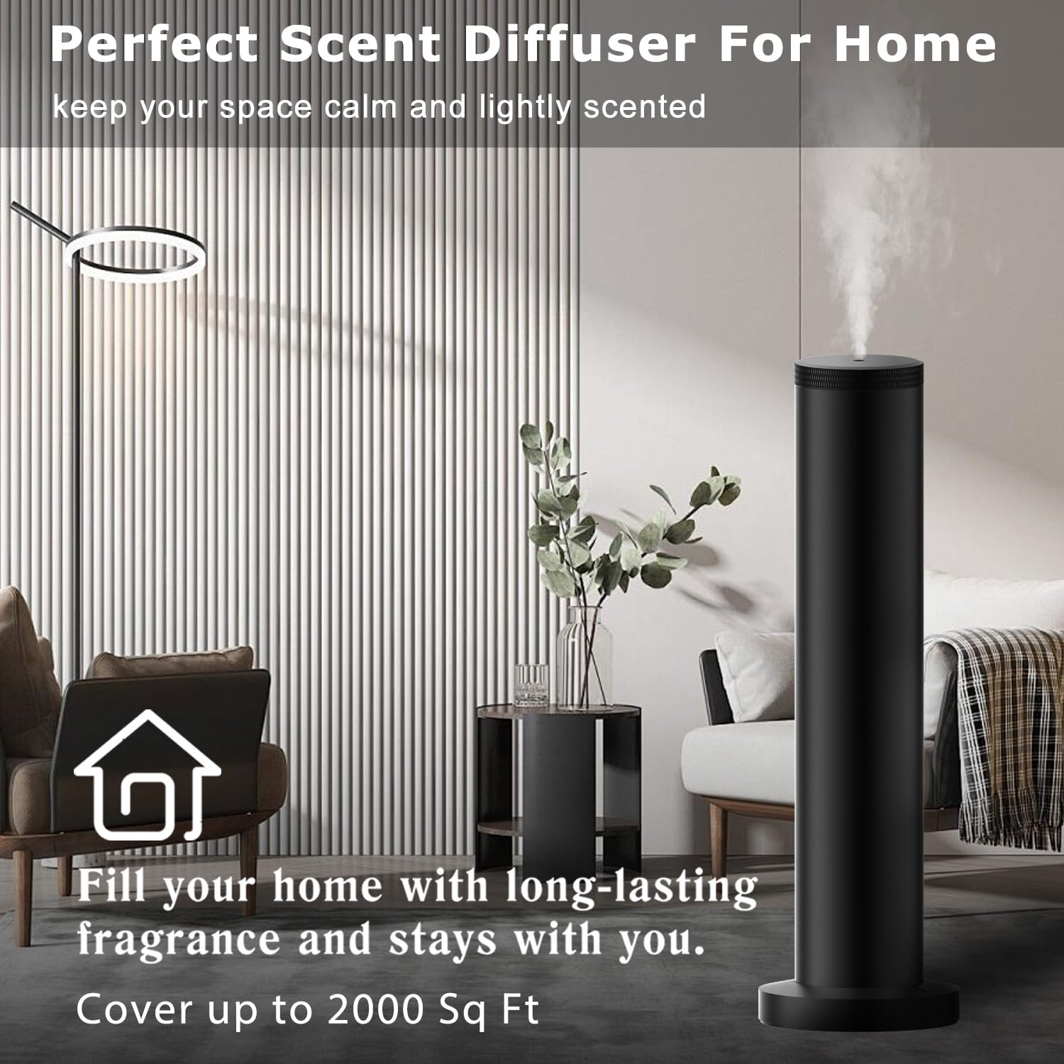 SWUVUXO Hotel Scent Diffuser Machine durable metal construction for longevity