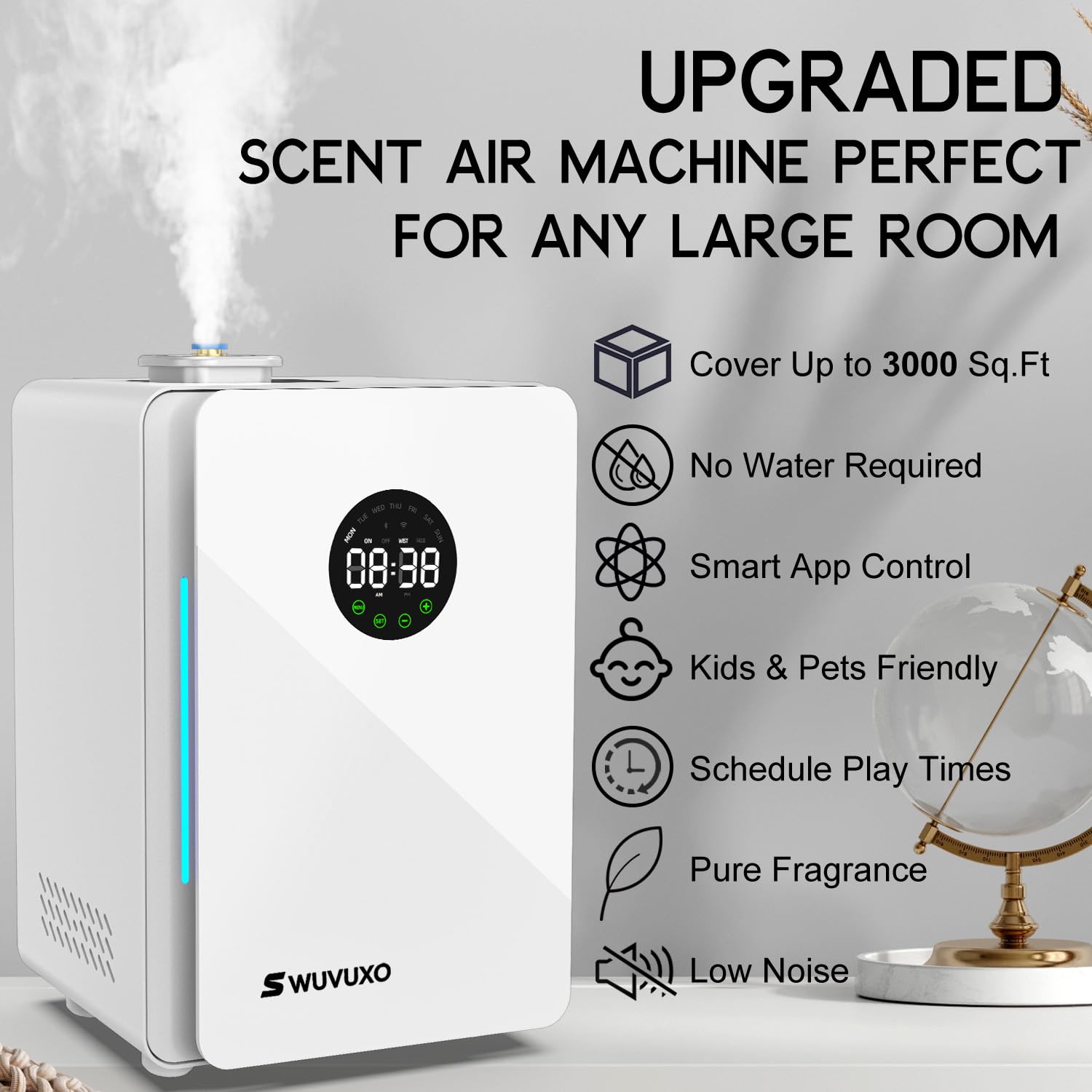 Swuvuxo HVAC duct adapter connection enabling easy integration.